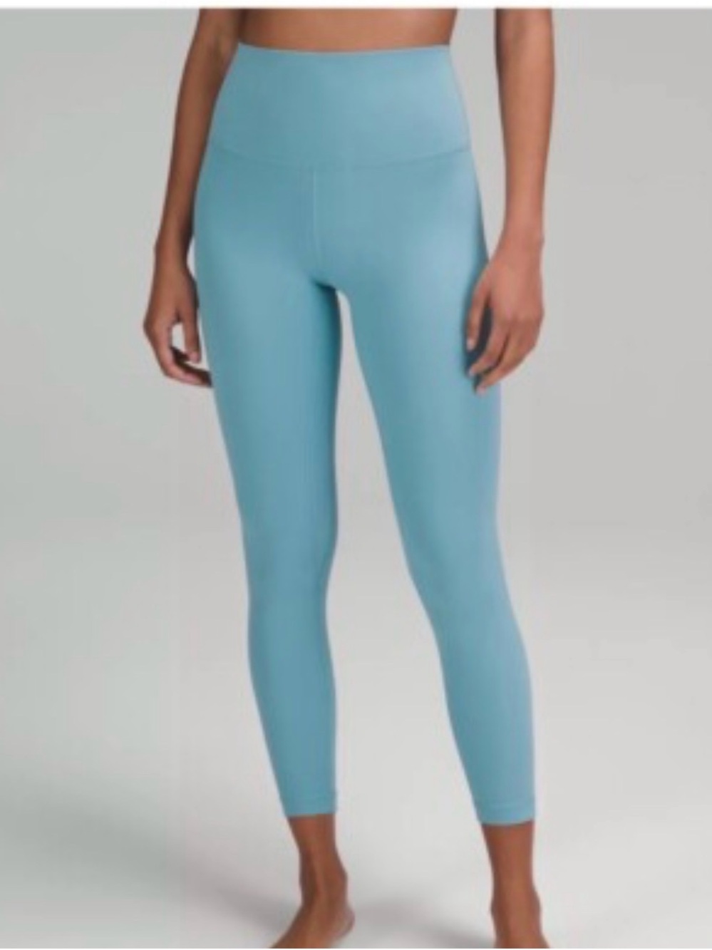 lululemon athletica High Rise Align Leggings 25” Tidal Teal/ Light Blue